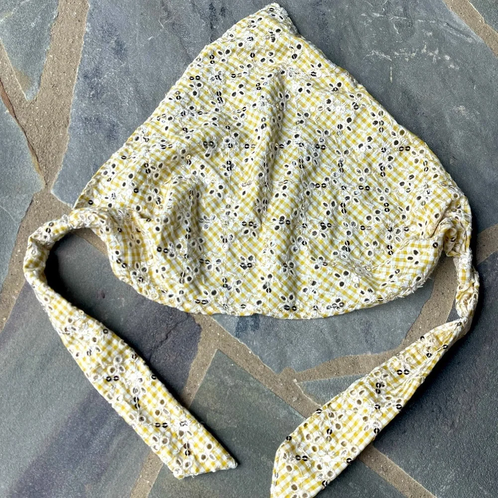 Embroidered Hair Scarf